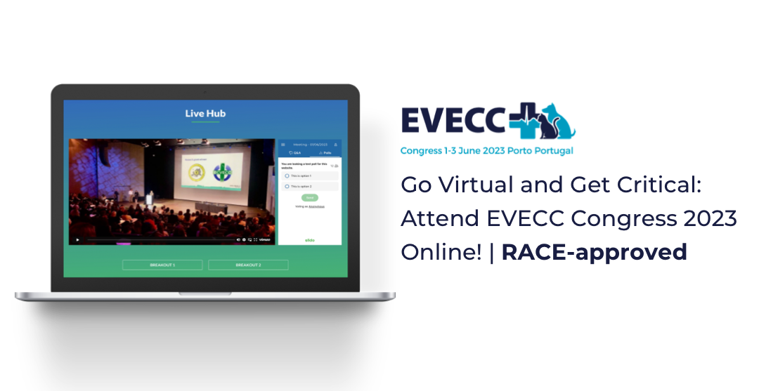 digital marketing ppc campaign advert showing the virtual veterinary conference event